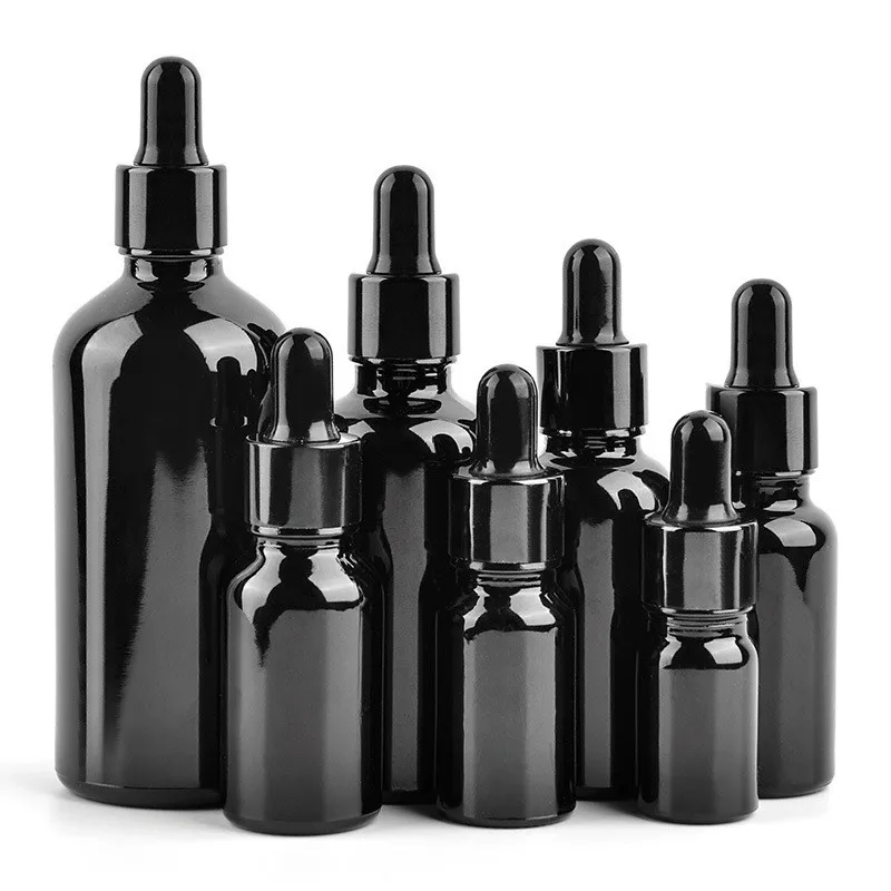 Luxury Empty Cosmetic Round Matte Frosted Serum Bottle 5ml 10ml 20ml