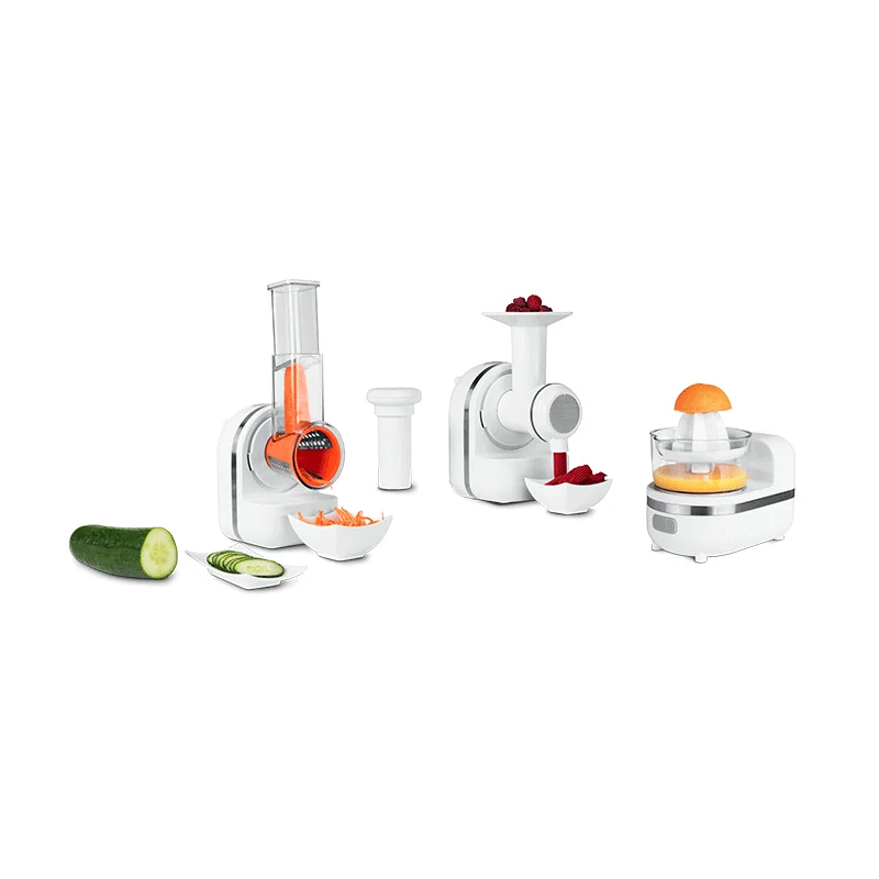 150W Mini Food Processor with Ice Cream Maker and Salad Maker and Cirtus Juicer