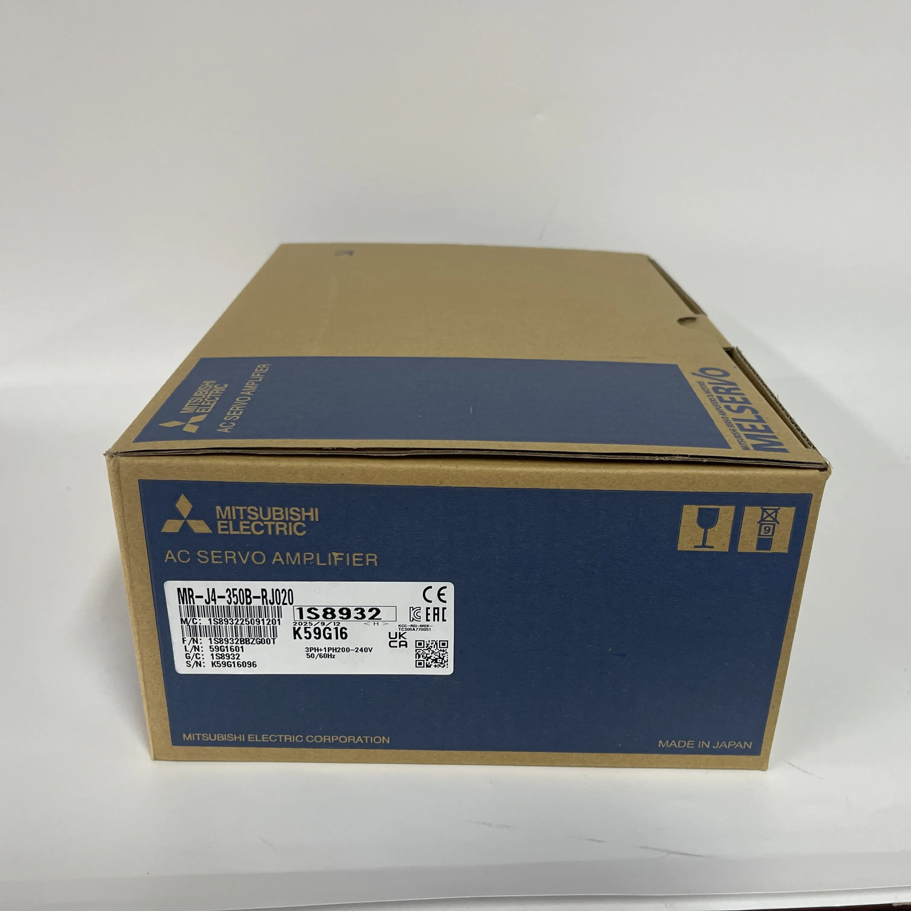 Mitsubishi AC Servo Amplifier MR-J4-350B-RJ020