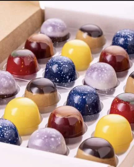 Customized Clear Chocolate Bonbon Packaging Box - JS-09