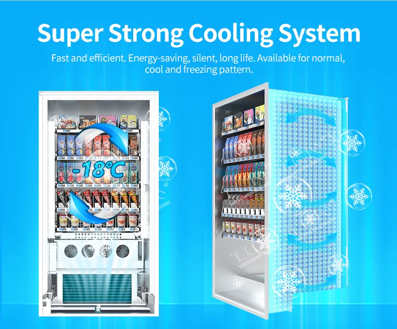 Tcn Quick Frozen Vending Machine Freeze Automatic Frozen Sea Food Vending Machine Buy Sea Food 5988