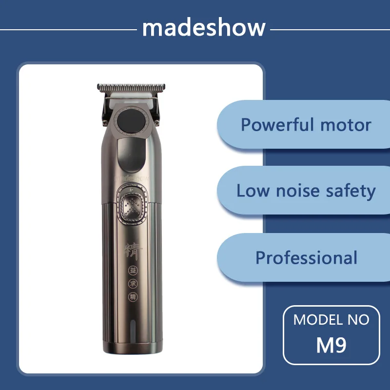Madeshow M9 Professional Men's Hair Clipper - App-Controlled Shaving
