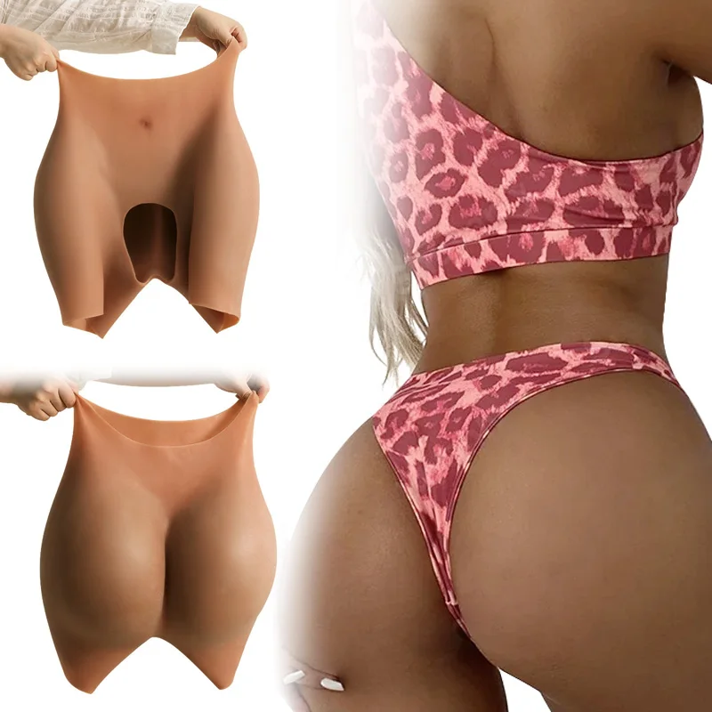 Plus Size silicone buttock pants big