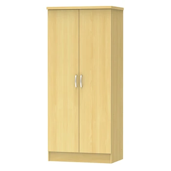 Modern Living Design 2 Door Wardrobe With 2 Drawer Thick Top Panel Wardrobe