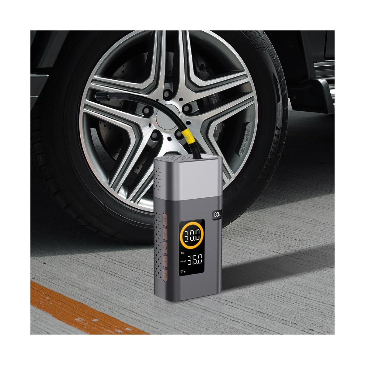 Компактные и портативные 12 В накачки шин необходимые инструменты для быстрой на ходу вашего автомобиля грузовика или велосипеда