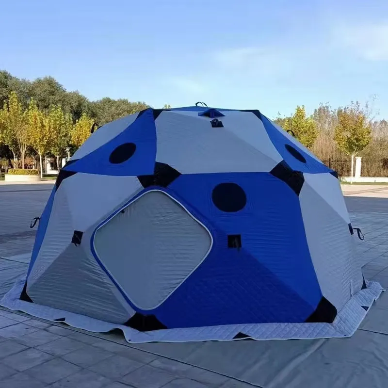 Octagonal Winter Tent With Ice Fishing 812 Person Extra Large