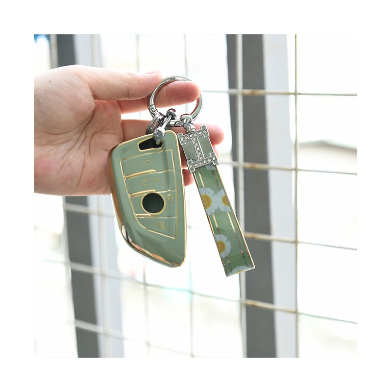 Source Exquisite and fashionable car key case with fashionable personalized  Flower Key Chain suitable for BMW key case on m.