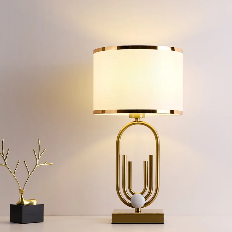 Creative Decorative Wooden Led Table Light Nordic Modern Simple Glass Brick Table Lamp