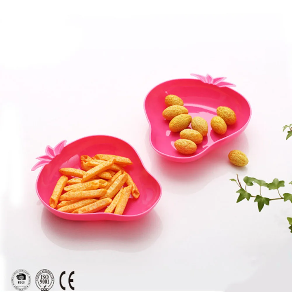 Cross Border Plastic Household New Fashionable Europe Style Durable Food Grade Party Use Oval Dessert Plate