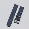 navy blue-black buckle