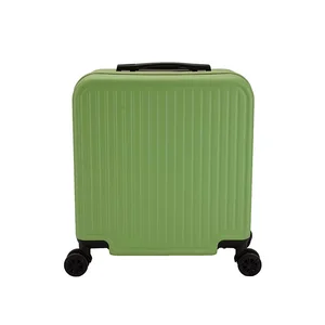 Factory Wholesale Stylish Lightweight 18 Inch Small Suitcase ABS Waterproof Zipper Luggage Cases for Short Trips