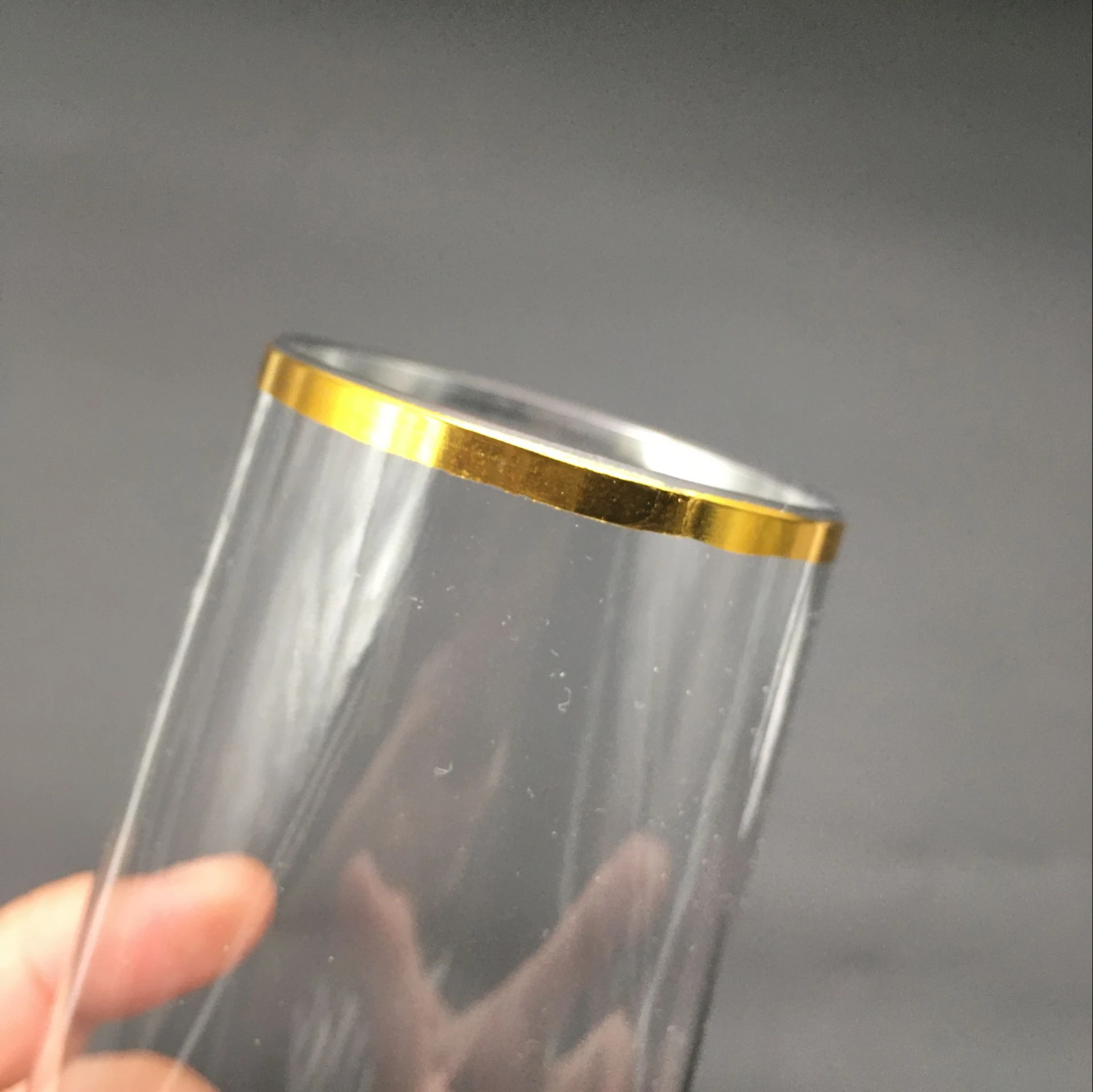 Rose Gold Champagne Flutes Plastic 9oz Stemless Plastic Champagne