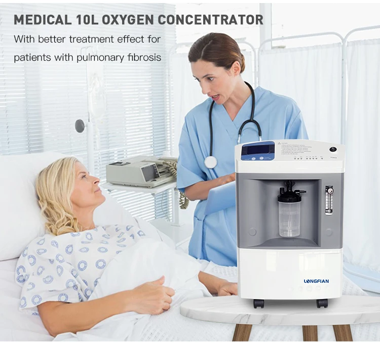 5L 8L 10L Longfian Medical Use Portable Oxygen Concentrator