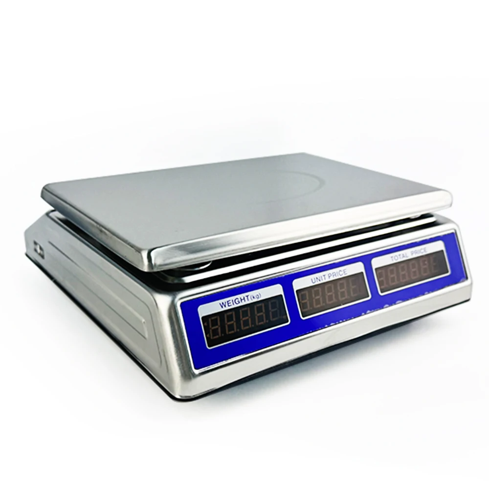 40kg Digital Stainless Steel Price Computing Scale 30kg ACS Price Calculating Weight Scale 35kg 30kg 15kg 6kg Fruit Balance 1g