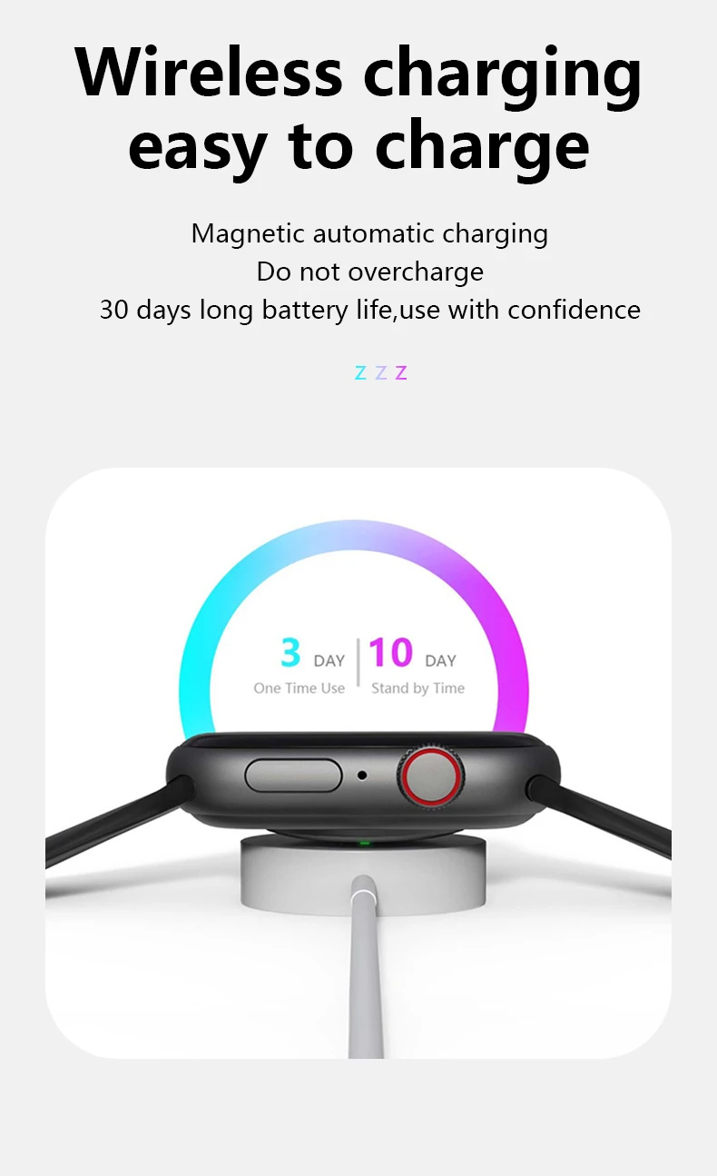 Smartwatch Ws27 Touch Screen Android Ios Fitness Tacker Serie 7 Lady Mens Smart Watch - Buy 