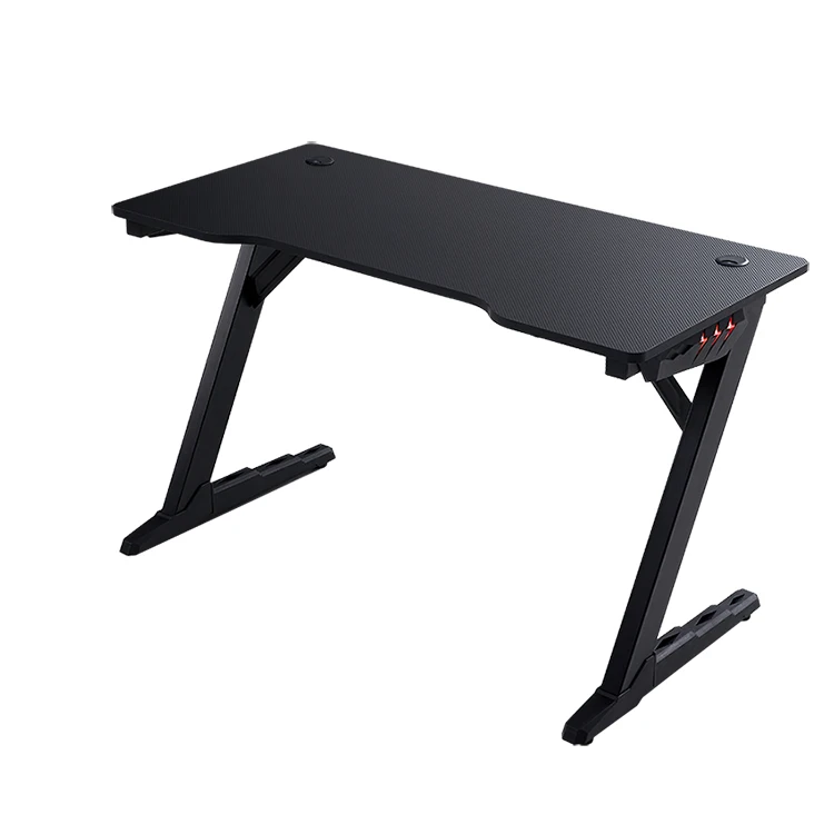 2021 New Arrival RGB Game Table with Lights Room Office Pink Gaming Desk Spot Factory Direct Sales Desktop Computer Desk