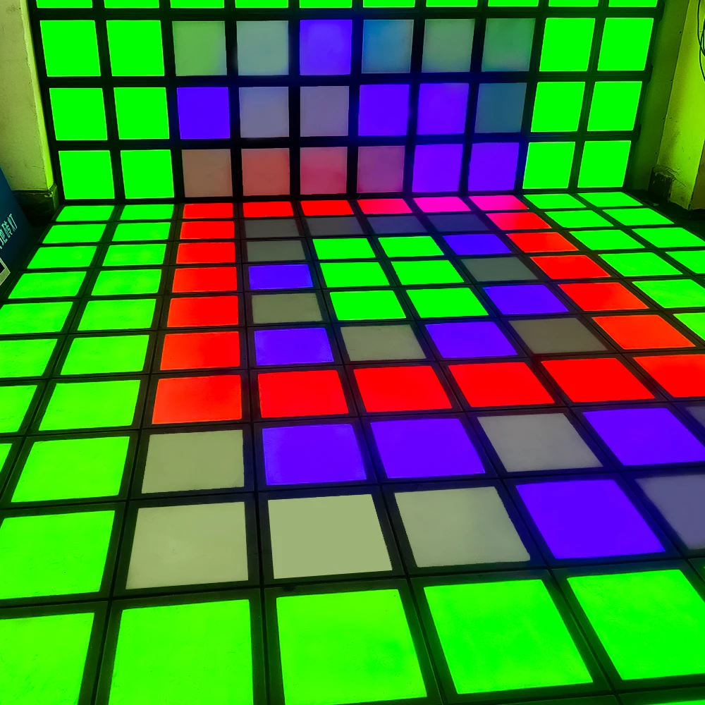 Brick Dance Floor Light Interactive Led Floor 30x30cm Active Game For