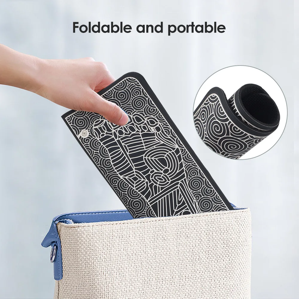 Custom Logo Foot Reflexology Tools Pressure Point Relax Feet Leg Relief Pain Foot Massage Mat With Remote Control