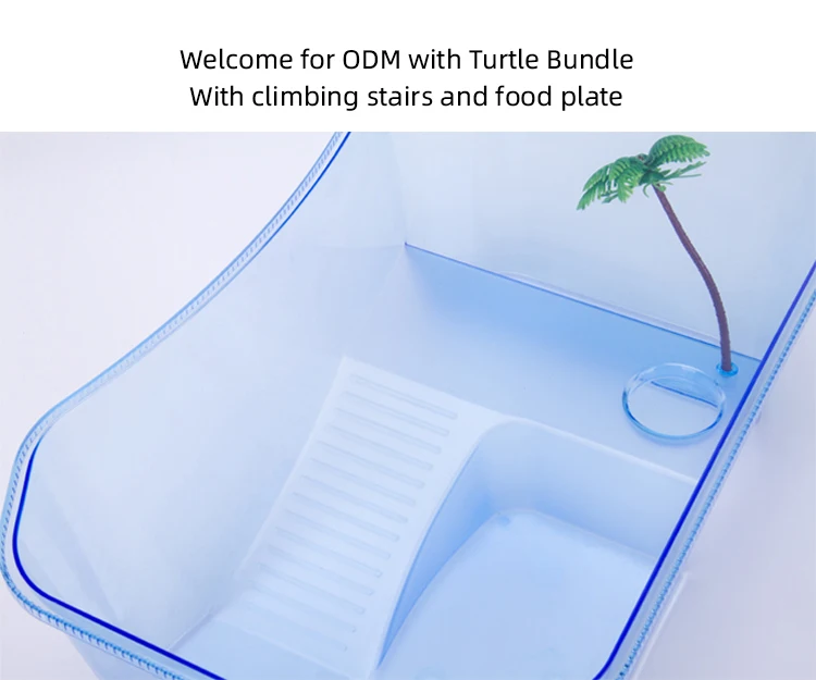 New Design Smart Submersible Turtle Aquarium Turtle Cage Plastic Turtle