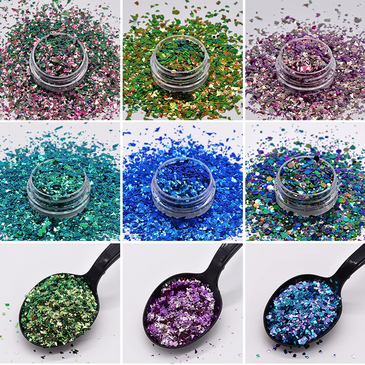 Wholesale Bulk Ecofriendly Nontoxic Cosmetic Glitter For Nail Body