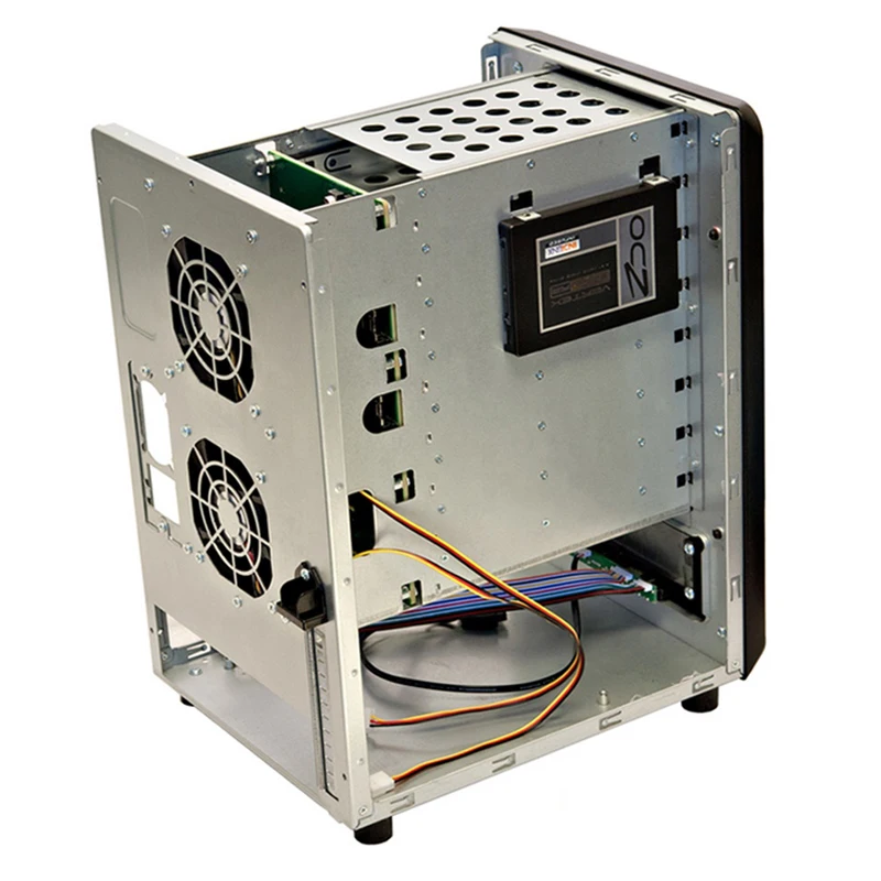 NAS Storage Server case Portable Mini Itx 8 Bay Hot Swap Server Chassis for Cloud Storage