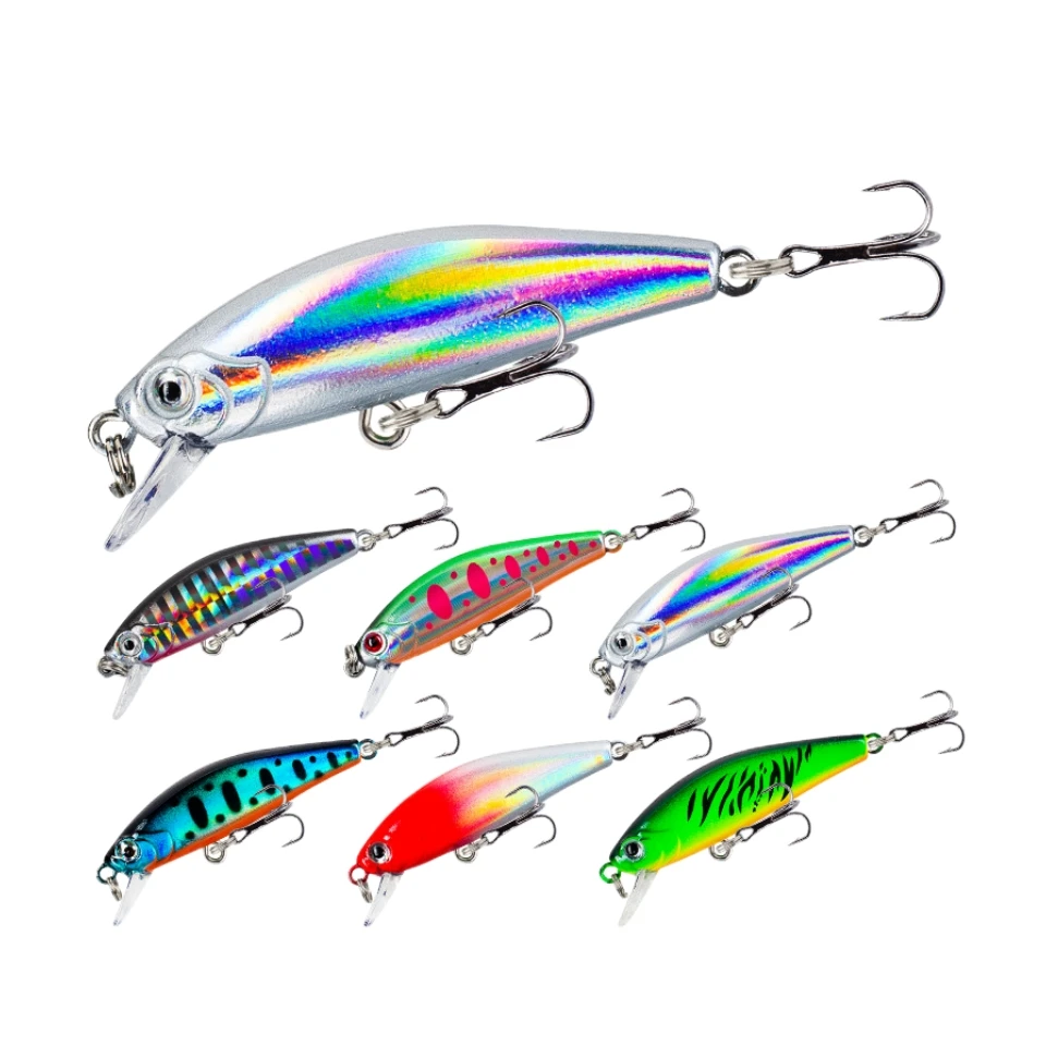 Submerge Minnow Bait Long Throw Hard Bait Tremble Sinking Fishing Lure ...