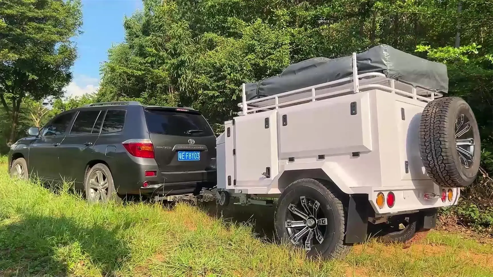 Ecocampor Hard Top Camper Trailer Tent for 2 Person off Road Camping in ...