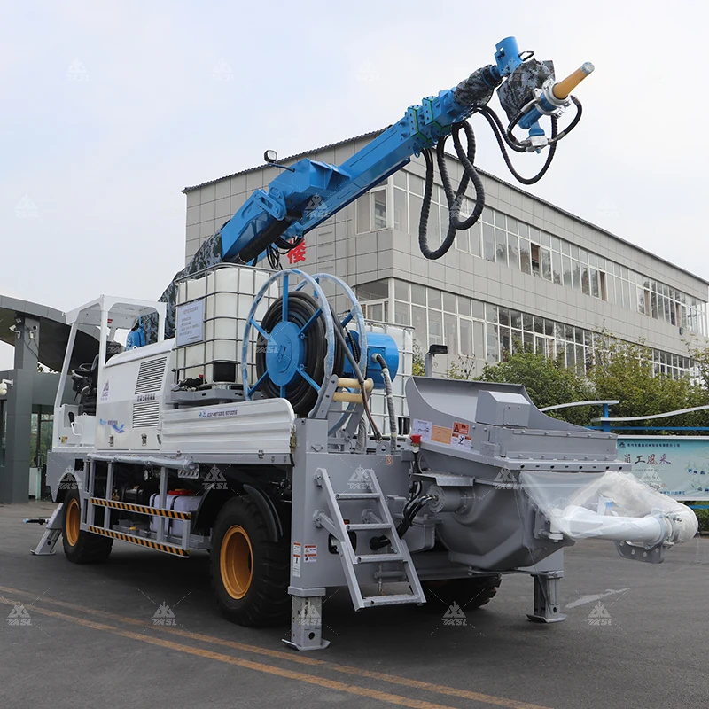 Remote Control  Similar Product Concrete Shotcrete Robot With Good Price for Sale