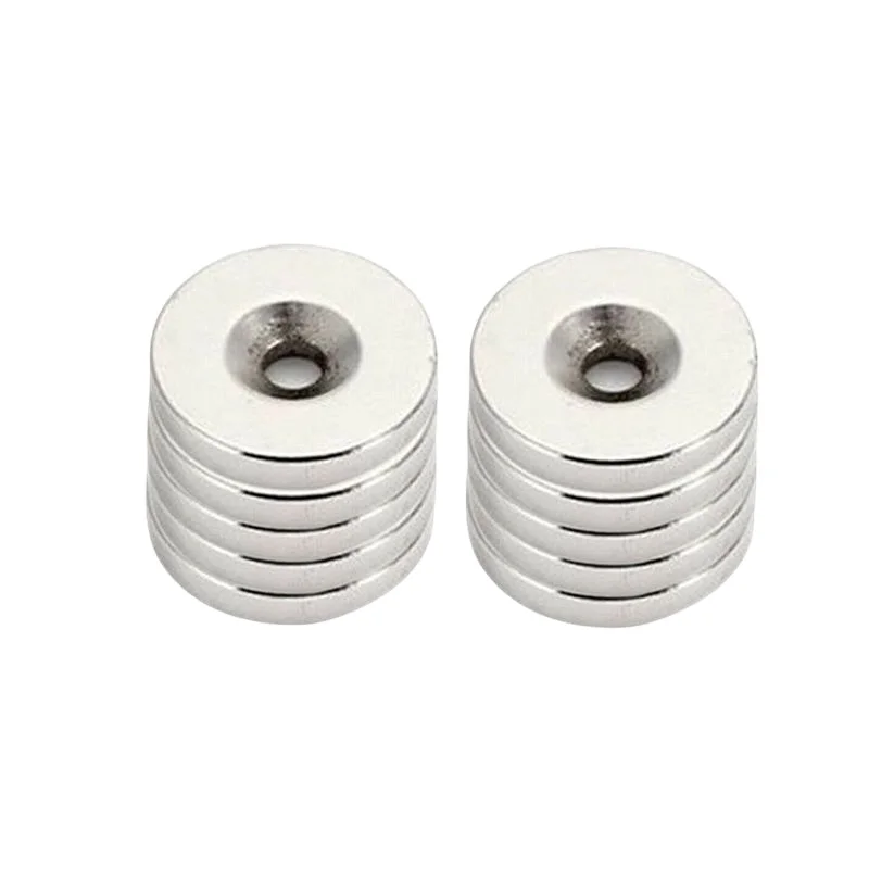 N52 Powerful Rare Earth Magnetic Materials Small Round Countersunk Screw Permanent Neodymium Magnet