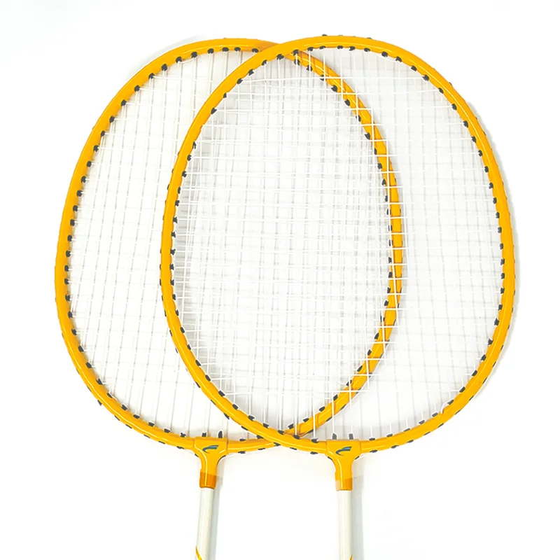 Hot selling cheap steel badminton racket factory supply  badminton racket set steel materials