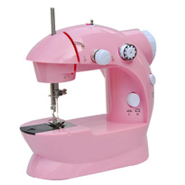 Electric Mini Sewing Machine Home Hand To Sew Speed Adjustment Light