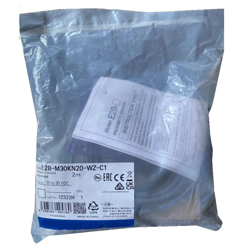 নতুন ও মূল E2B-M30KN20-WZ-B1 ওম্রন E2B সিরিজ ইন্ডাক্টিভ প্রোক্সিমিটি সেন্সর— শিল্প স্বয়ংক্রিয়করণ সরঞ্জামে ধাতব বস্তু সনাক্তকরণ, সীমা অবস্থান নির্ধারণ এবং কাজের টুকরো গণনার জন্য ব্যবহৃত হয়।