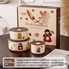 Girl's Fresh-keeping Bowl Set of Three(Gift Box Set)