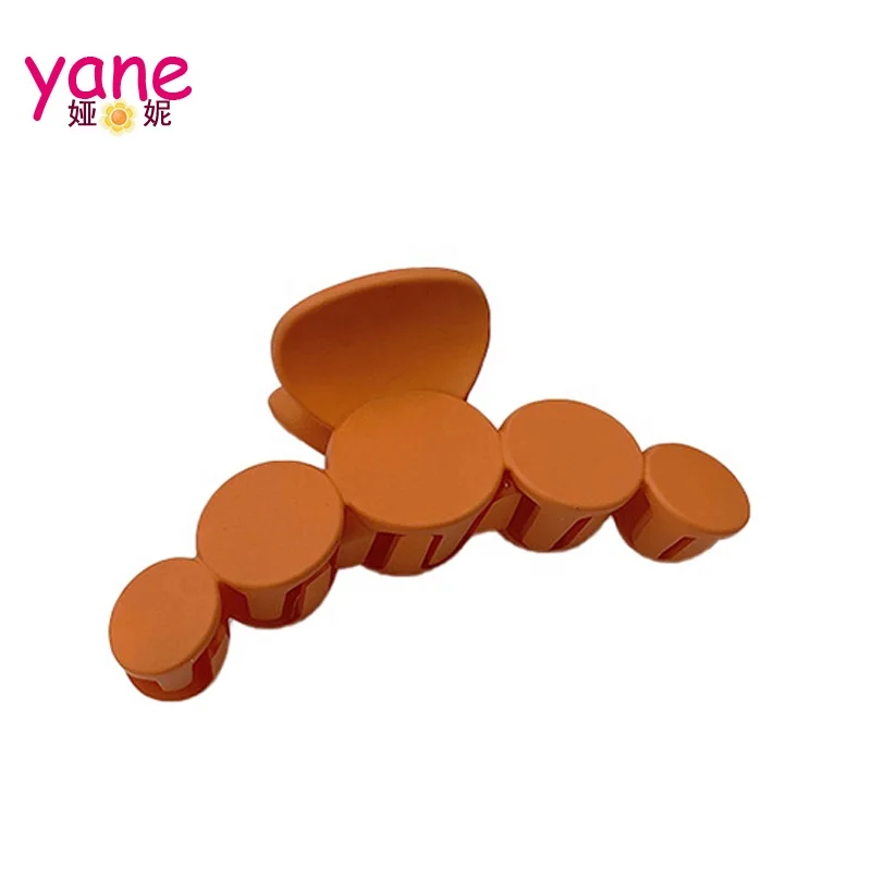Simple Claw Clip Circle Round Shape Hair Claw Factory Price Plastic Hair Accessories