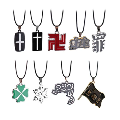 9 Styles Anime Tokyo Revengers Hinata Tachibana Necklace Four Leaf Clover  Pendant Necklace for Women Girls Choker Jewelry