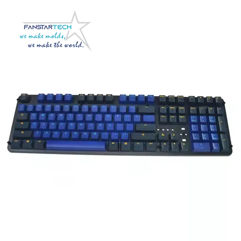 Dongguan Factory High-quality Keyboard Injection Mold, Computer Keyboard Key Plastic Mold