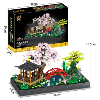 Lhcx 651 Diy Zen Garden Building Block Set For Kids 5-7