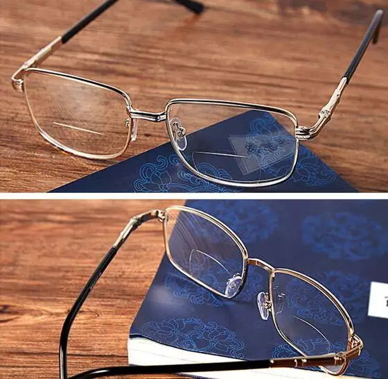 HMC UV 400/420/500 Vision Correction Grey/brown Precision Multifocal Flat  Top Lens Glasses Sun Bifocal FT Flat Top Bifocal Lens