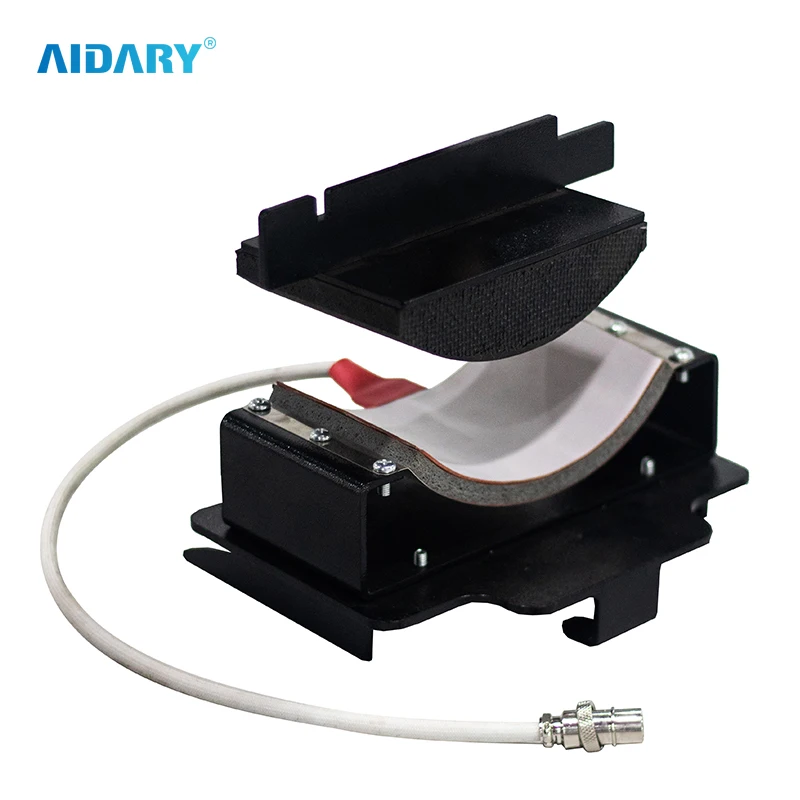 9 in 1 CE Certified 400W LCD Controller Combo Heat Press Machine Automatic Flatbed Printer with Memory Function Manual Option