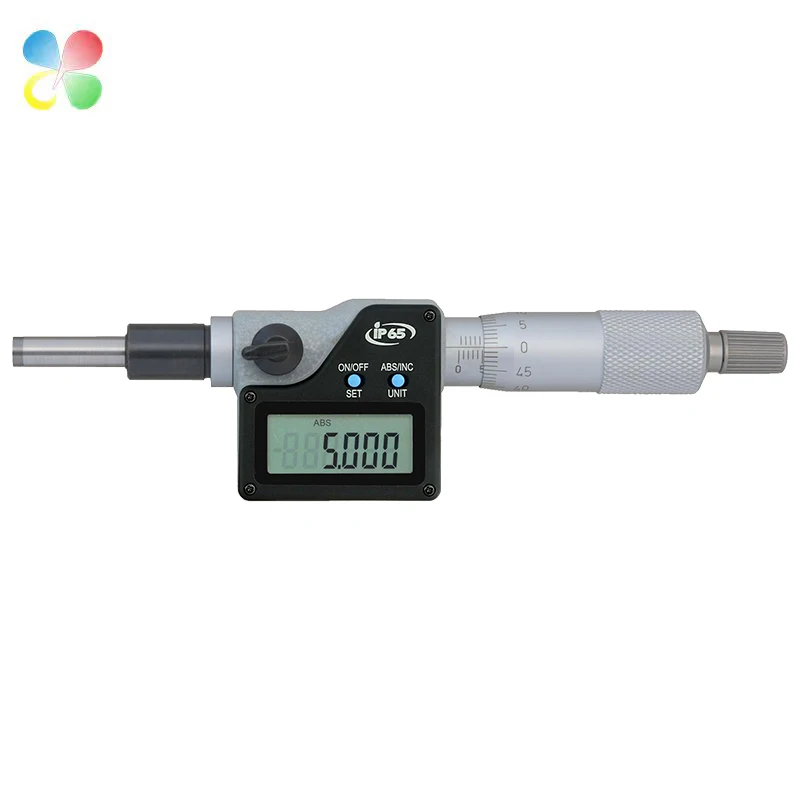 C&K Digital Micrometer Screw Gauge Optic 0-25mm/0.02mm Digital Pipe Micrometer Wall Thickness Digital Outside Micrometer