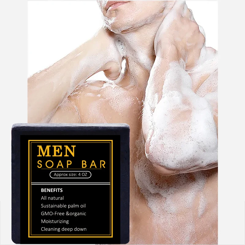 Частная торговая марка, оптовая продажа, мужское мыло ручной работы boby, уголь, натуральный органический увлажняющий