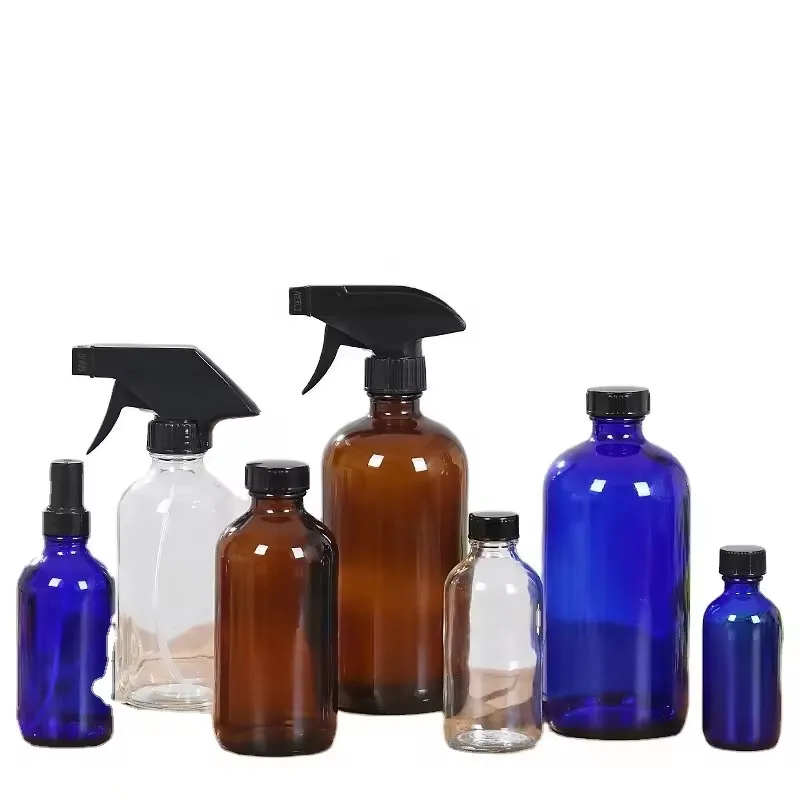 Boston packaging glass bottle  Hand sanitizer shampooconditioner/shower gel packaging glass container manufacturer