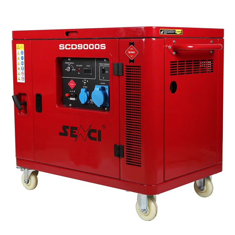 6KW 3-Phase Silent Diesel Generators SCD9000S