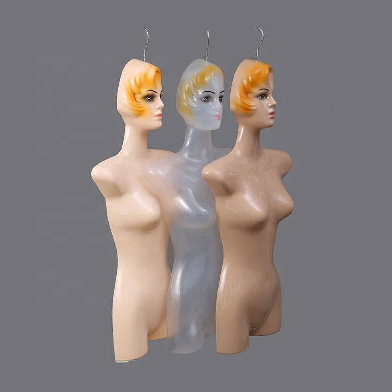 Standard body underwear model props single-sided bust model adult peg board props plastic chest film