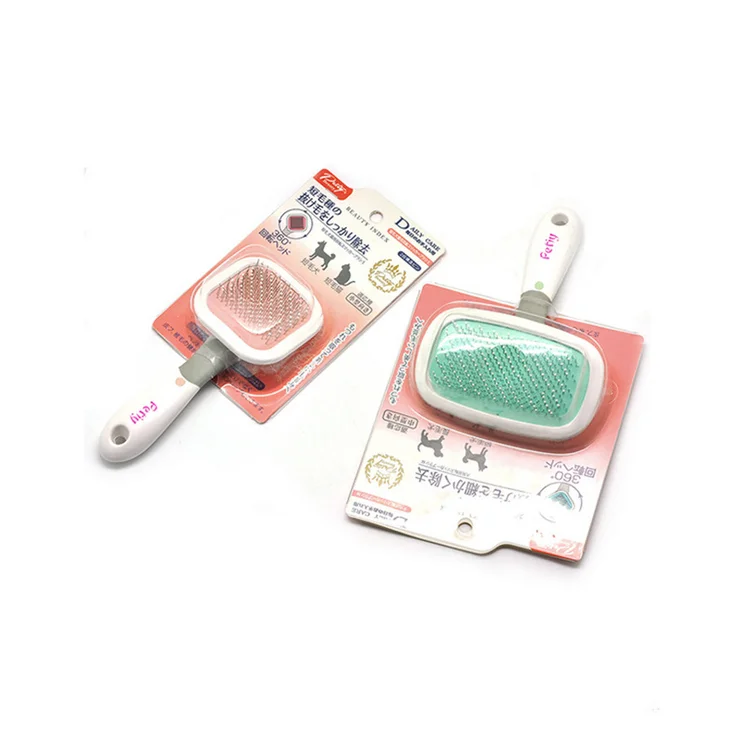 Стальная игольчатая расческа для собак, кошек, кистей, собак, гребень, массаж, инструменты для ухода, щетка для домашних