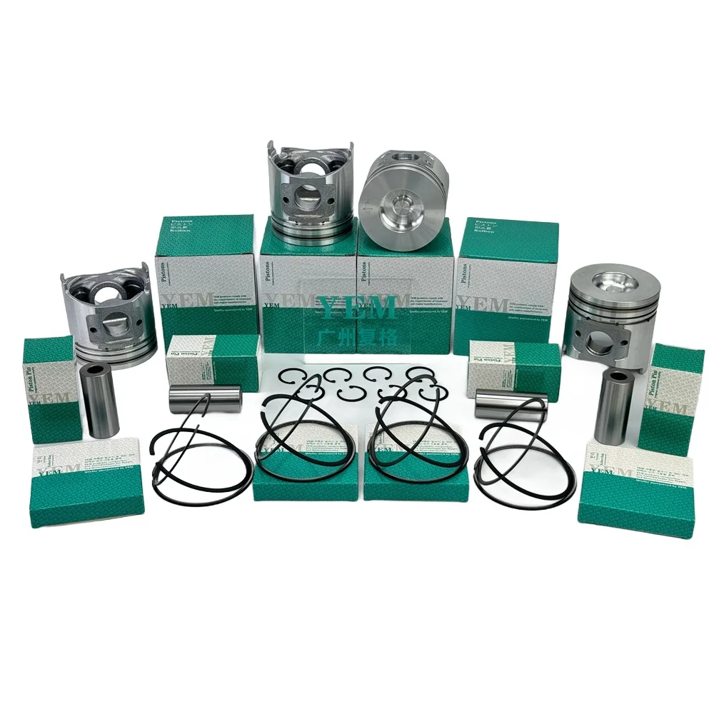 FD14 FD15 FD18 FD25 Piston Kit for Mitsubishi Repair Kit RIK Ring ART Piston Diesel Engine Parts