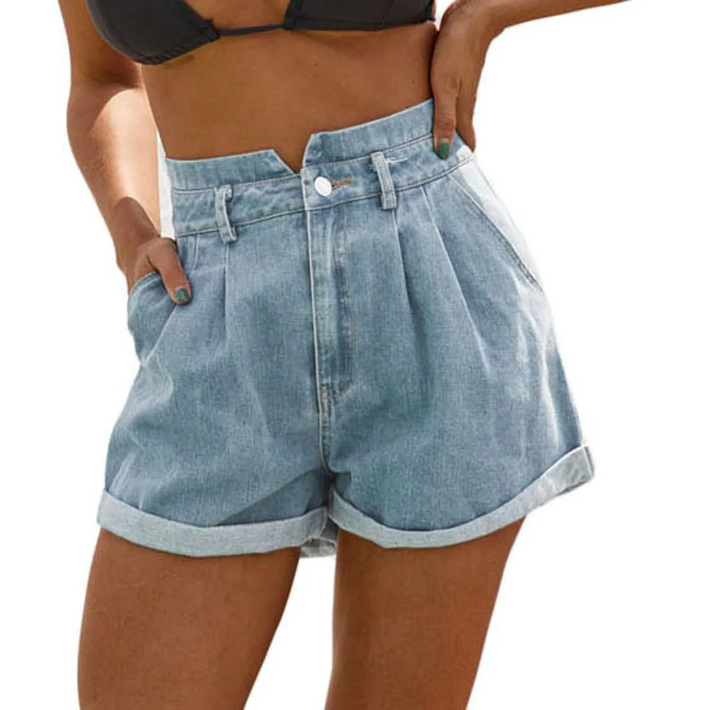Buy > denim shorts with wide leg opening > in stock