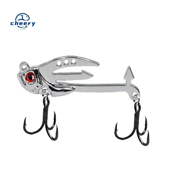 CHEERY 5g-11.5g Vibration Metal Vib Lure Hard Jigging Lures Vib Spoon Fishing Baits Midwater Baits Saltwater Fish Sea Bass Pike – Metal Jig – view 2