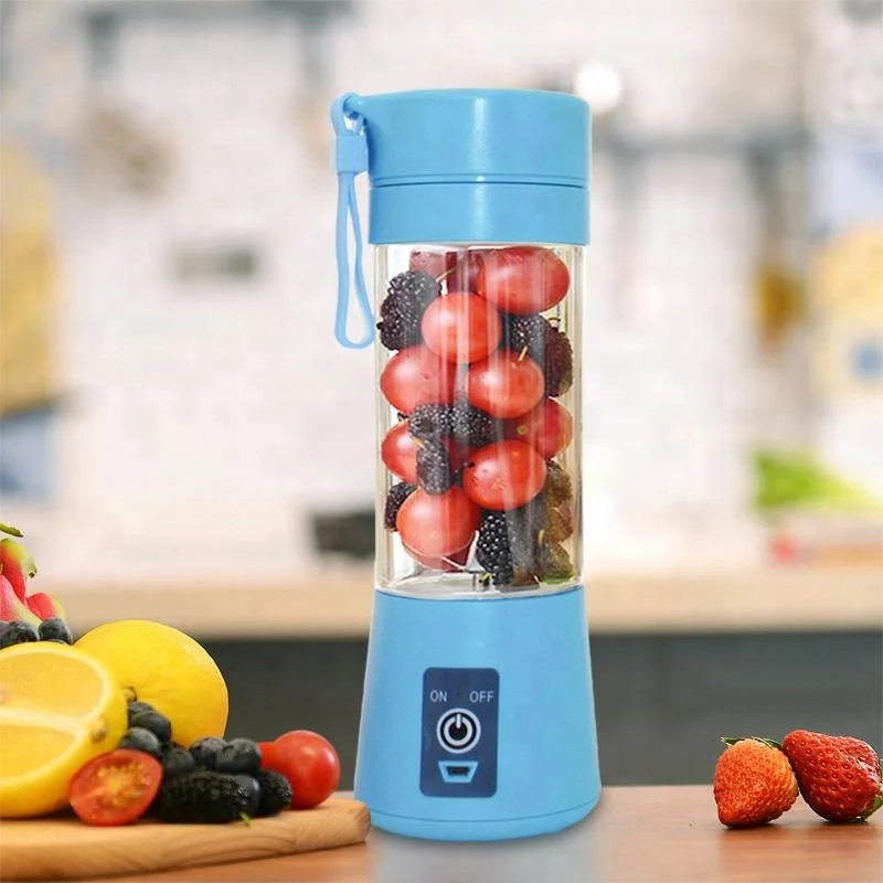 New Product Ideas 2021 Outdoor Mini Blender Machine Juicer Plastic Bottles Kitchen Appliances