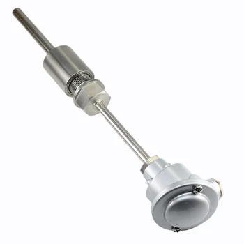 High-Temperature Sensor E N J T S R B K Type Industrial Thermocouple with M6 Screws Stainless Steel Probe